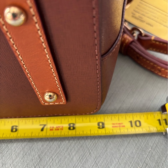 Dooney & Bourke Brinley Tote Purse Saffiano Leather with Strap - Picture 8 of 12